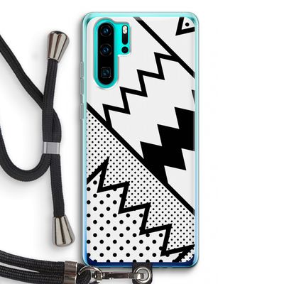 Pop Art #5: Huawei P30 Pro Transparant Hoesje met koord