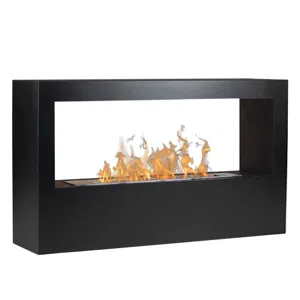 Doorkijk bio-ethanol haard zwart
- ScandiFlames 
- Kleur: Zwart  
- Afmeting: 120 cm x 70 cm x 30 cm