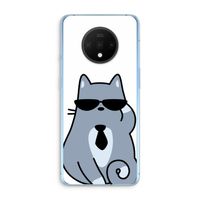 Cool cat: OnePlus 7T Transparant Hoesje