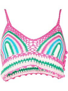 MC2 Saint Barth brassière en maille - Rose