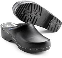 SIKA 148 klomp traditionel open hak pu zwart - maat 44 - 16.089.076.44