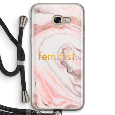Feminist: Samsung Galaxy A5 (2017) Transparant Hoesje met koord