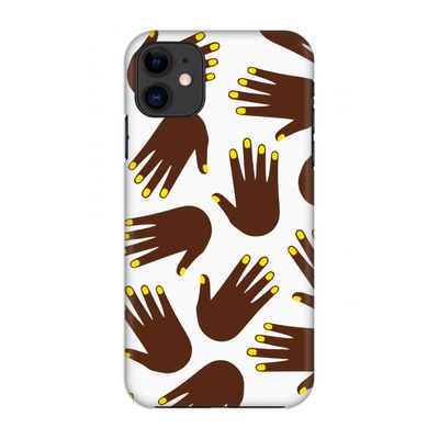 Hands dark: Volledig geprint iPhone 11 Hoesje