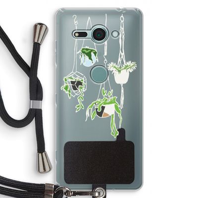Hang In There: Sony Xperia XZ2 Compact Transparant Hoesje met koord