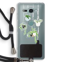 Hang In There: Sony Xperia XZ2 Compact Transparant Hoesje met koord