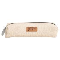 Creatieve leuke grote capaciteit potlood briefpapier tas make-up tas (wit)