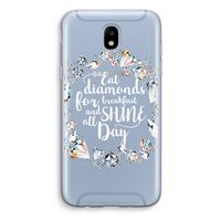 Diamonds: Samsung Galaxy J5 (2017) Transparant Hoesje