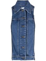 Veronica Beard veste en en sans manches - Bleu