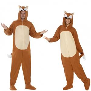 Carnaval dierenpak Vos - Onesie/Jumpsuit - volwassenen - Vossenpak