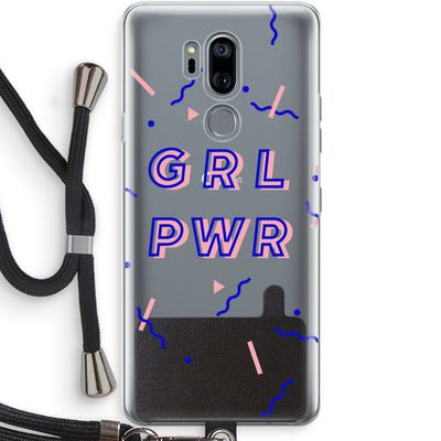 GRL PWR: LG G7 Thinq Transparant Hoesje met koord