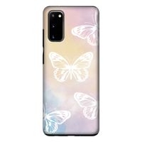 White butterfly: Samsung Galaxy S20 Tough Case