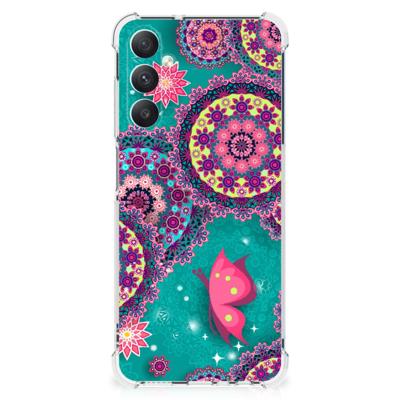 Samsung Galaxy A05s Back Cover Cirkels en Vlinders Samsung Galaxy A05s Back Cover Cirkels en Vlinders