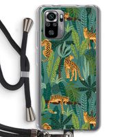 Luipaard 2: Xiaomi Redmi Note 10S Transparant Hoesje met koord