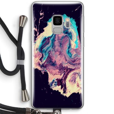 Cosmic Silence: Samsung Galaxy S9 Transparant Hoesje met koord