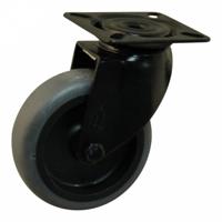Novio zwenkwiel 50 mm rubber/tpe - draagvermogen 40kg