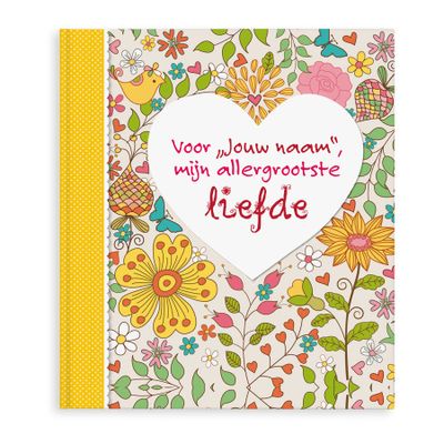 Boek met naam en foto - Voor mijn allergrootste liefde - Hardcover