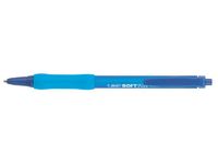 Balpen Bic Soft Feel Clic Grip blauw medium