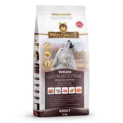 WOLFSBLUT VetLine Gastrointestinal Duck - droog hondenvoer - 12kg