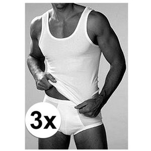 3x Witte Beeren heren ondergoed slips - maat XL XL  -