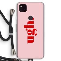 Ugh: Pixel 4a 5G Transparant Hoesje met koord
