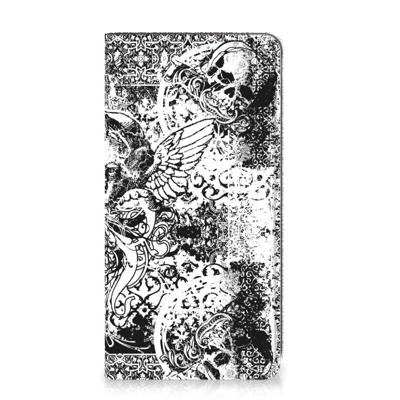 Mobiel BookCase Samsung Galaxy A53 Skulls Angel