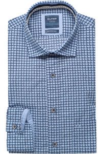 OLYMP Casual Modern Fit Overhemd blauw, Motief