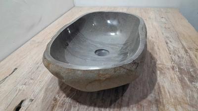 Waschbecken Flussstein RL250348, 57x36x15 cm