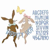 Sizzix • tim holtz thinlits die set vault hippity hop