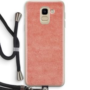 Marrakech Walls: Samsung Galaxy J6 (2018) Transparant Hoesje met koord
