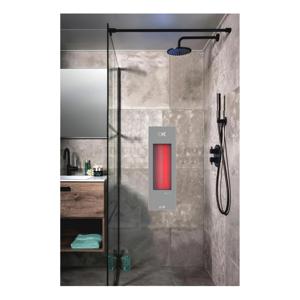 Xenz Feel Good Shower M infrarood inbouw 68x20 cm grijs