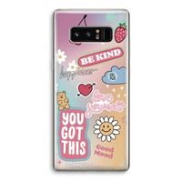 Positivity: Samsung Galaxy Note 8 Transparant Hoesje