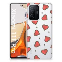 Xiaomi 11T | 11T Pro TPU bumper Hearts - thumbnail