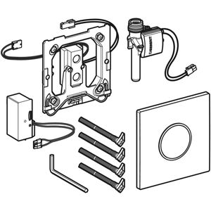 Geberit HyTronic bedieningplaat met frontbediening voor toilet/urinoir 13x13cm wit 116025KJ1