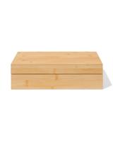 HEMA Theedoos 31.5x18.5x9cm bamboe 8 vakken bruin (hout)
