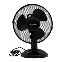 Alpina tafelventilator 23 cm. zwart