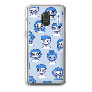 Gezichtjes: Samsung Galaxy A8 (2018) Transparant Hoesje
