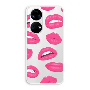 Bite my lip: Huawei P50 Transparant Hoesje