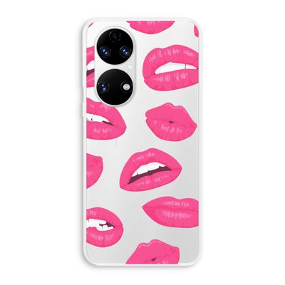 Bite my lip: Huawei P50 Transparant Hoesje