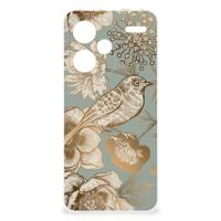 TPU Case voor Xiaomi Redmi Note 13 Pro Plus Vintage Bird Flowers