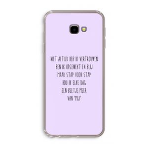 Zelfvertrouwen: Samsung Galaxy J4 Plus Transparant Hoesje
