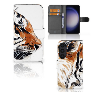 Hoesje Samsung Galaxy S24 Watercolor Tiger