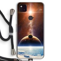 Omicron 2019: Pixel 4a 5G Transparant Hoesje met koord Omicron 2019: Pixel 4a 5G Transparant Hoesje met koord