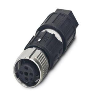 Phoenix Contact 1521588 Sensor/actuator connector, niet geassembleerd M12 Aantal polen (sensoren): 4 Bus, recht 1 stuk(s)