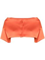 P.A.R.O.S.H. veste crop à épaules dénudées - Orange