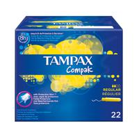 Tampax Compak Regular Tampons Met Inbrenghuls X22 bij Jumbo - thumbnail