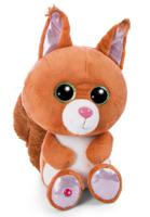 Nici eekhoorn pluche knuffel - oranje -  25 cm   -