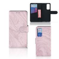 Huawei P40 | Bookcase | Marble Pink - Origineel Cadeau Vriendin
