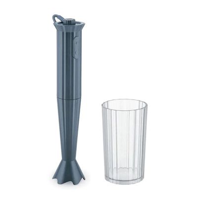 Alessi Plissé Staafmixer grijs