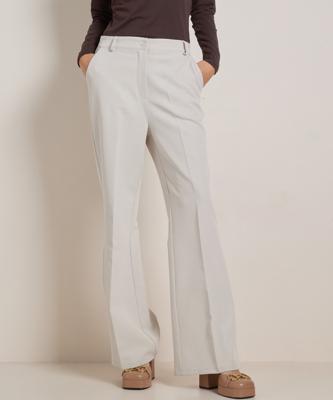 uni flared fit broek