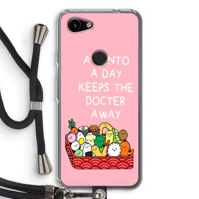 Bento a day: Pixel 3a Transparant Hoesje met koord
